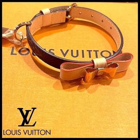 louis vuitton baxter xs dog collar|small dog lv dupe collar.